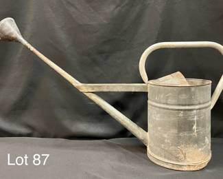 Antique Galvanized Watering Can