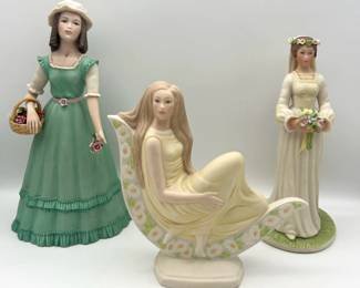 Trio of Goebel Craft Porcelain Figurines by Laszlo Ispanky
