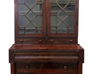 Federal Mahogany Secretary Desk Owned by Abraham Lincoln