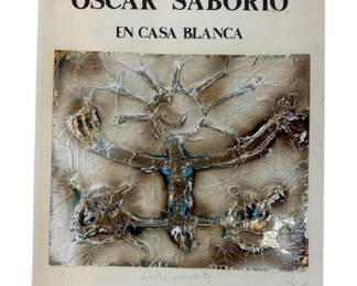 Oscar Saborio (b. 1940) 'Hombre Ascendente' Exhibition Poster