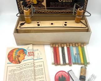 1935 Official Boy Scout Indian Beadcraft Outfit Kit