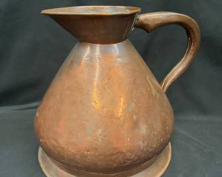 19th C. 3 Gallon Copper Jug