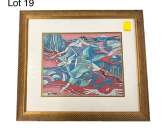 Limited Edition Yamin Young (b. 1958) Serigraph