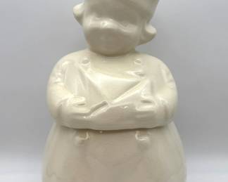Vintage Bisque Dutch Boy Cookie Jar