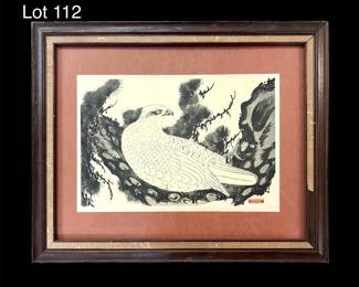 Framed Print of 'The Eagle' by Sawa Sekkyo