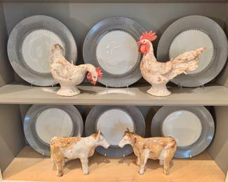 Cows and chickens