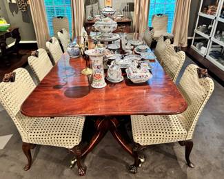 English dining table