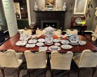 English dining table
