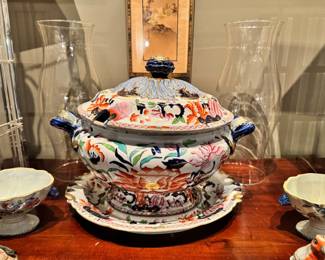 Ironstone waterlilly pattern