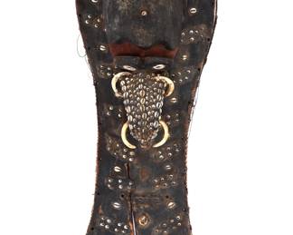 Lot 156 PNG Tribal Mask Shield