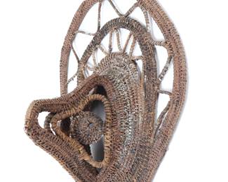 Lot 364 Avian Style Ceremonial Yam Mask, PNG