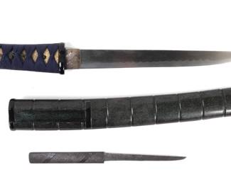 Lot 49 Excellent Japanese Tanto Dagger, Signed