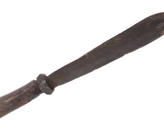 Lot 52 Elongated Chinese Spear Head, 18th c.
