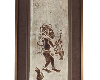 Lot 400 Kenyan Tar Painting, 1970s