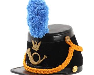 Lot 124 US Army Officers Style Shako Hat
