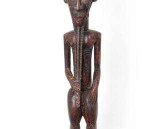 Lot 387 Standing Male Spirit Figure, Baule