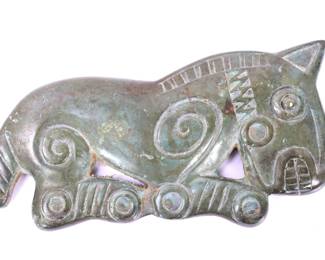 Lot 354 Chinese Bronze Metal Horse Plaque