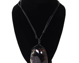 Lot 170 Gorgeous Natural Amber Specimen Necklace