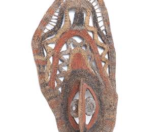 Lot 365 Handsome Large Ceremonial Yam Mask