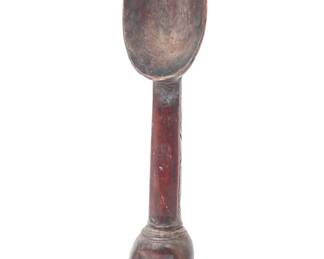 Lot 390 Dan Wood Carved Spoon Figure, Guinea Coast