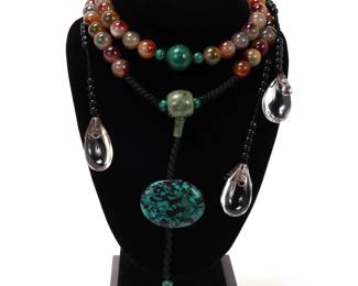 Lot 159 Stunning Tibetan Rosary Necklace