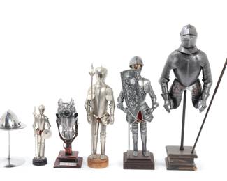 Lot 143 Collection of Miniature Armours