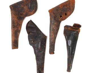 Lot 103 Group Lot of 4 PreCivil War Holsters