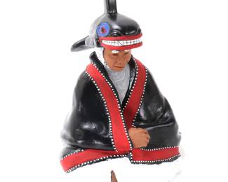 Lot 237 Pacific Northwest Coast Seated Shaman