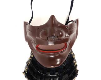 Lot 151 Japanese Armor Menpo Face Mask