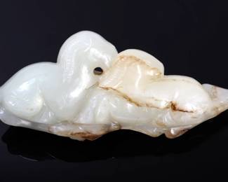 Lot 191 Certified Chinese Nephrite Jade Pendant