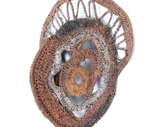 Lot 366 PNG Ceremonial Yam Mask, Avian Face