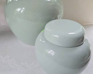 Vintage Italian Jars with covers by Nora Fenton