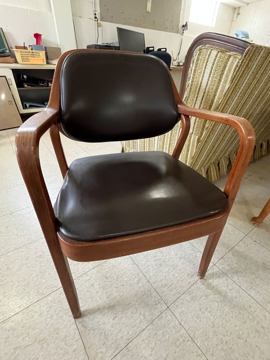 MCM Knoll International bentwood armchair