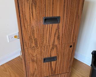Metal file cabinet