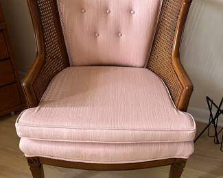 Cane armchair