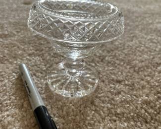 Waterford rolled turnover footed bowl