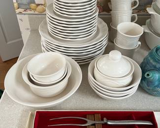 Pfaltzgraff stoneware dish set