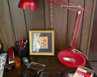 Lil Luxo Bright Red Desk Lamp