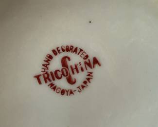 Trico China Hand Painted Luster Ware Creamer Pitcher