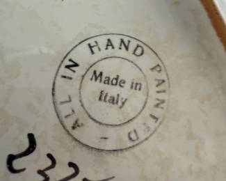 All In Hand Painted Floral Porcelain Platter – Made in Italy