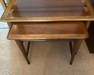 Pair of Lane Mid Century Acclaim Nesting Tables