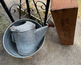 Galvanized Steel Watering Can, Galvanized Steel Water Pail