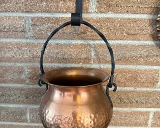 Hammered Copper Cauldron