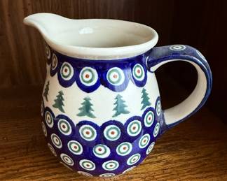 Bolesławiec Polish Pottery Pitcher