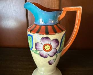 Trico China Hand Painted Luster Ware Creamer Pitcher