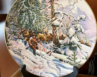 1981 Gorham Lewis and Clark Expedition "In the Bitterroots" by John Clymer Collector Plate
