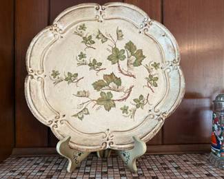 Elmo Exquisit Florentine Tray with Vine Design