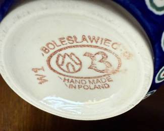 Bolesławiec Polish Pottery Pitcher