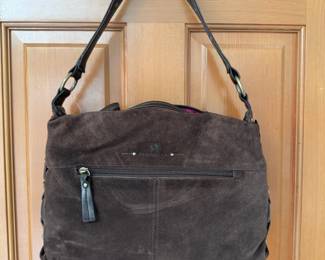Stone & Co. Brown Suede Leather Purse