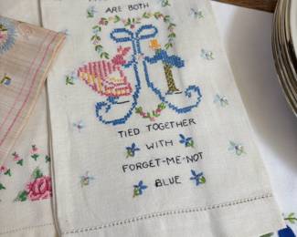 Cross Stitch Cloth Napkins